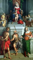 Madonna and Child with Saints